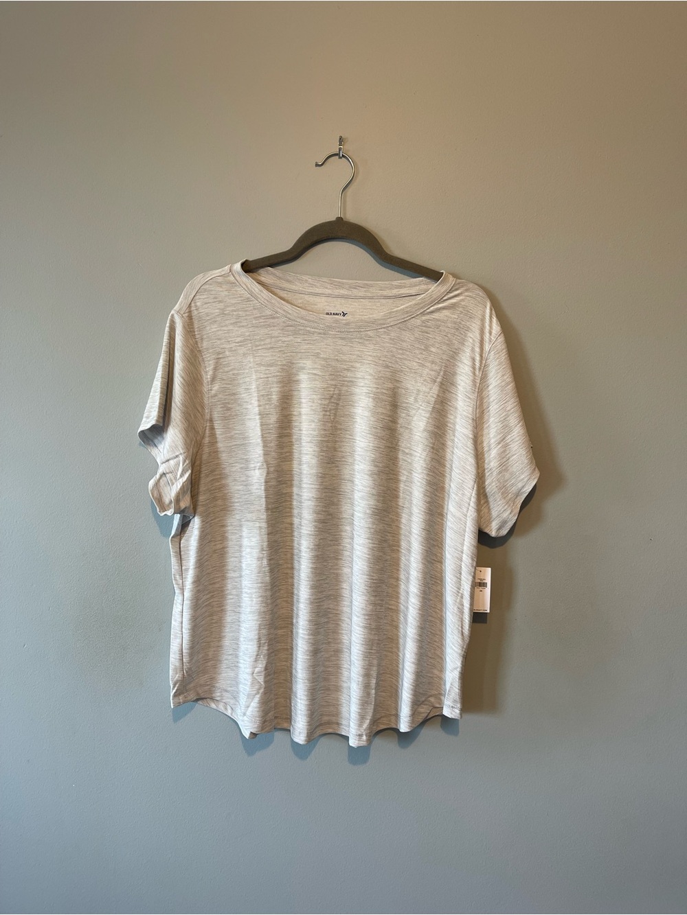 Light Gray Active Short Sleeve Tee